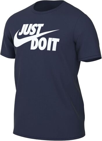 نايك تي شيرت سووش مطبوع عليه Just Do It للرجال مقاس M in Kuwait
