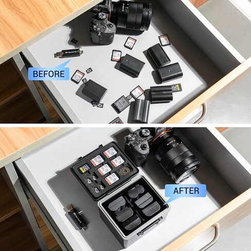 حافظة بطارية DSLR صغيرة الحجم من JJC + حافظة بطارية DSLR ذات سعة عالية in Kuwait
