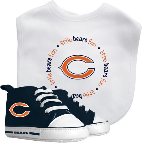 Baby Fanatic 2 Piece Bid and Shoes - NFL Chicago Bears - Unisex Infant Apparel in Kuwait