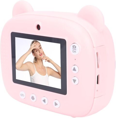 Drfeify Instant Print Camera, 48MP Dual Lens Portable Instant Camera with 32GB Memory Card, for Travel Family Memoirs Photography in Kuwait