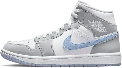 Nike Jordan Women's Shoes Air Jordan 1 Mid White Snakeskin BQ6472-110 (Numeric_9) in Saudi Arabia