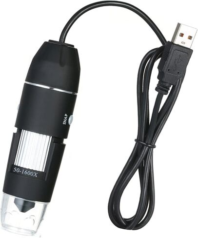 Irfora 1600X مجهر رقمي USB مع وظيفة OTG المنظار 8-LED عدسة مكبرة مع حامل in Kuwait