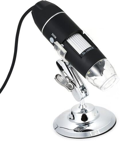 Irfora 1600X مجهر رقمي USB مع وظيفة OTG المنظار 8-LED عدسة مكبرة مع حامل in Kuwait