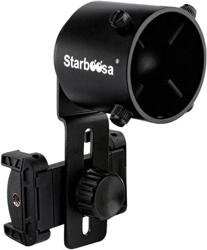 Phone-to-Spotting Scope Adapter for Digiscoping – Fits 29–53mm Eyepiece OD (1.25"–2") – Rugged Aluminum Body with Protective Pads in Kuwait