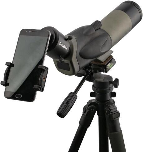 Phone-to-Spotting Scope Adapter for Digiscoping – Fits 29–53mm Eyepiece OD (1.25"–2") – Rugged Aluminum Body with Protective Pads in Kuwait