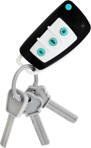 Toy Car Keys - Real Looking Play Toddler Remote Car Key - Interactive Kids Baby Keys with Lights and Sound Effetcs - Pretend Toy Keys for Boys Girls Age 3+ in Kuwait