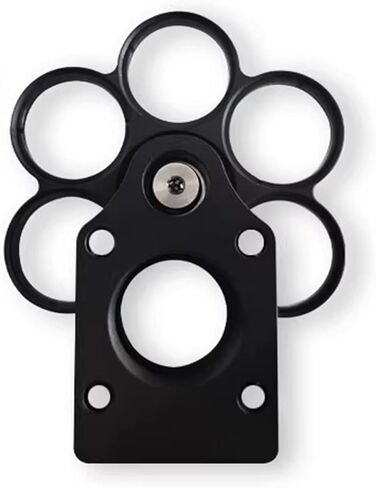 0.5 Inch Filter Wheel, Cage-Type Coaxial 6-Position Filter Wheel Holder, Threaded Interface, for Telescope - Planetary Moon Nebula Observation, Black in Saudi Arabia