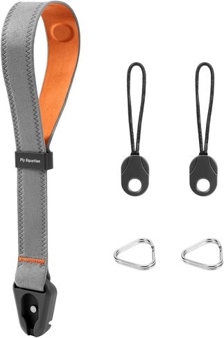 Camera Wrist Strap, Adjustable Quick Release Hand Strap for Sony, Nikon, Canon, DSLR, Gopro, Gray and Green in Saudi Arabia
