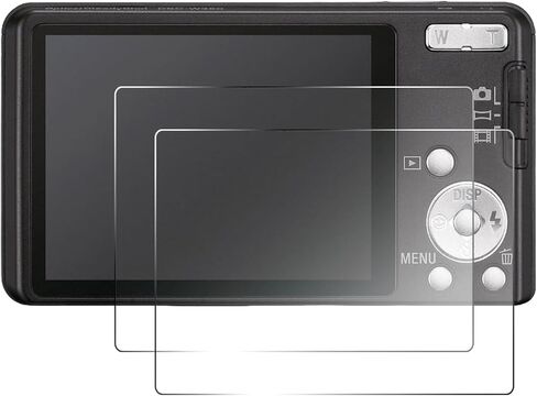 قطعتان من طبقة حماية الشاشة المتوافقة مع كاميرات SONY WX350 WX300، طبقة حماية للشاشة من الزجاج المقوى الشفاف بصلابة 9H، مضادة للخدش وبصمات الأصابع in Kuwait
