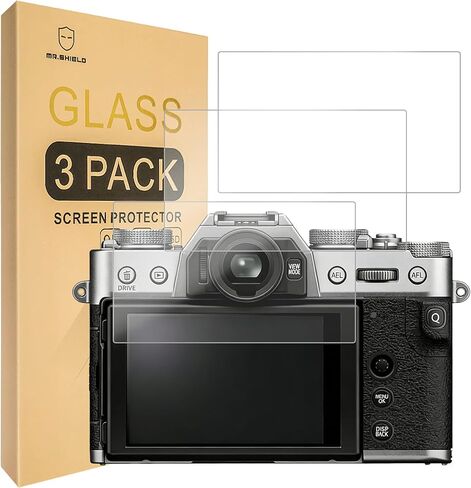 Mr.Shield Screen Protector compatible with Fujifilm X-T30 III X-T30III Fuji X-T30 Mark III [Tempered Glass] [3-PACK] [Japan Glass with 9H Hardness] in Kuwait
