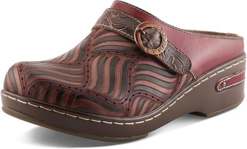 L'Artiste Sova Women's Clog with Hand-Painted Leather and All-Day Comfort in Kuwait