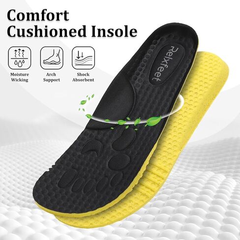 relxfeet Women's Wide Toe Box Mules Slip On Backless Clogs Lightweight Breathable Knit Comfort Shoes with Memory Foam Insole for Indoor Outdoor in Saudi Arabia