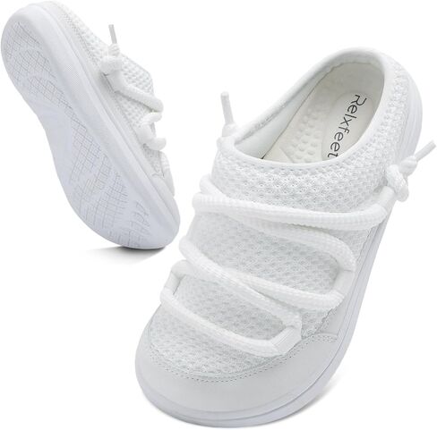 relxfeet Women's Wide Toe Box Mules Slip On Backless Clogs Lightweight Breathable Knit Comfort Shoes with Memory Foam Insole for Indoor Outdoor in Saudi Arabia