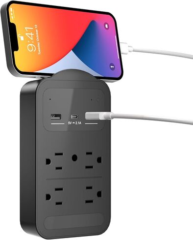 2026 Upgraded 4K Hidden Camera with Night Vision,Wireless WiFi Wall Outlet Camera,Motion Detection|SD Storage Indoor Camera for Pet|Home|Office (Black) in Kuwait