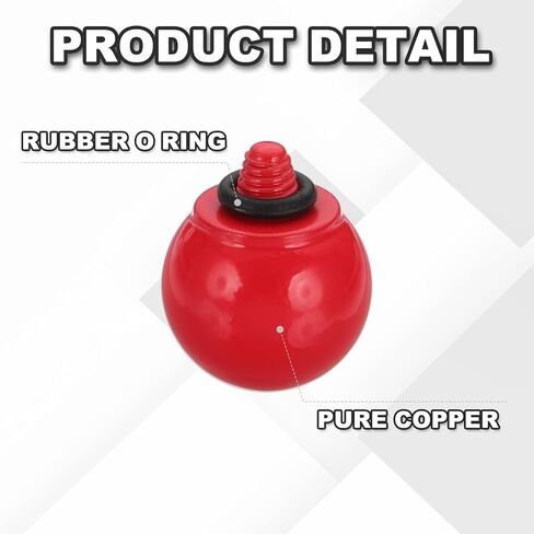 PATIKIL Camera Shutter Button, 2 Pack 10mm Ball Shape Shutter Release Buttons Pure Copper Camera Button for Fujifilm XT5 XT30 XT20 XT4 XE2 XE4, Red in Kuwait