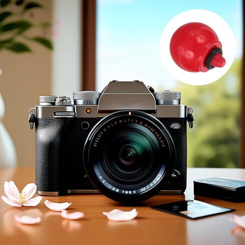 PATIKIL Camera Shutter Button, 2 Pack 10mm Ball Shape Shutter Release Buttons Pure Copper Camera Button for Fujifilm XT5 XT30 XT20 XT4 XE2 XE4, Red in Kuwait