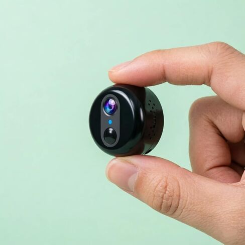 W-Q2 4K Portable 4G LTE Cellular Security Camera with Magnetic Rotating Mount and Built-in SIM, Mini No Wi-Fi Security Camera with 60-Day Long Standby, Night Vision, PIR Motion Detection in Kuwait