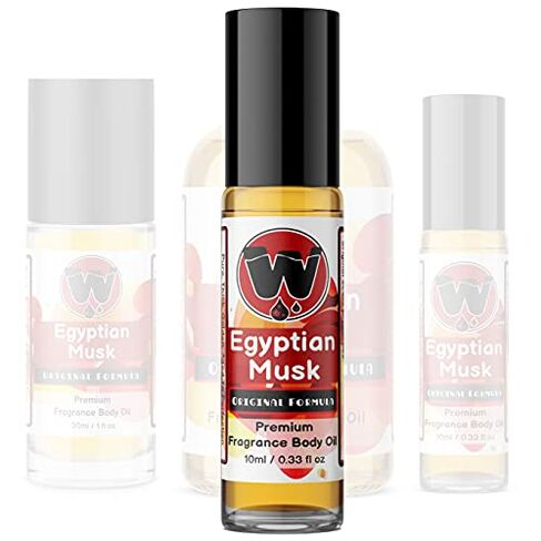Egyptian Musk Oil, Choose from Roll On to 0.33oz - 4oz Glass Bottle, (0.33oz Roll On) in Saudi Arabia