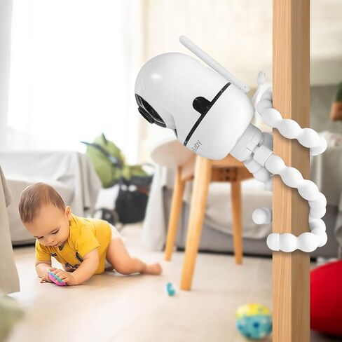 حامل ثلاثي لمراقبة الأطفال من SZAOYU لـ HelloBaby HB65/HB6550/Pro/HB6560/HB6240/ HB65/ HB6351/ HB6339/ HB66/HB40/HB66، ANMEATE SM935E، حامل كاميرا مرن للأطفال in Kuwait