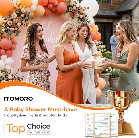 Itomoro 2026 New Upgraded Baby Car Camera, 1080P HD Car Camera for Baby with 4.3 Inch Display, Rear Facing Car Baby Monitor with Infrared Night Vision, Wide Angle View, Easy Install, Silver & Black in Kuwait
