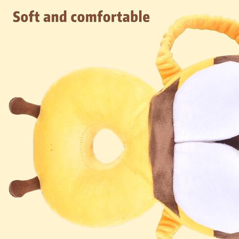 Baby Backpack Head Protection Pillow, Toddler Anti-Fall Cushion with Knee Pads, Adjustable Shockproof Infant Head Safety Pillow, Breathable Soft Cotton Baby Walking Harness for Crawling in Saudi Arabia
