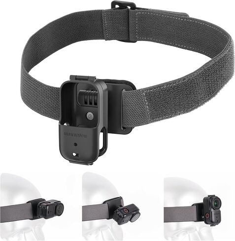 حامل رأس قابل للدوران للتصوير عمودي/أفقي لكاميرا DJI Osmo Nano يدور 360 درجة أفقيًا ويقلب 90 درجة مع حزام مرن ووسادة ناعمة وإكسسوارات رؤية الشخص الأول in Kuwait