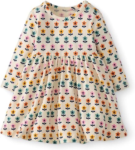 Hanna Andersson Girls' Long Sleeve Playtime Dress in Hannasoft™ (Infant/Toddler) in Kuwait
