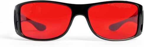 TrueDark Twilights Fitover Blue Light Blocking Glasses to Reduce Eye Strain and UV Glare for Better Sleep - Men & Women, Computer Screen, Gaming, TV, Phone - by Dave Asprey in Saudi Arabia