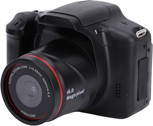 Digital Camera, 16MP 1080P HD 16X Digital Zoom Micro SLR Digital Camera with Telephoto Lens for Travel Vlogging in Kuwait