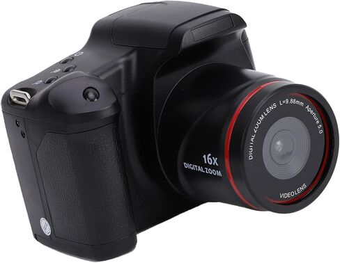 Digital Camera, 16MP 1080P HD 16X Digital Zoom Micro SLR Digital Camera with Telephoto Lens for Travel Vlogging in Kuwait