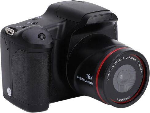 Digital Camera, 16MP 1080P HD 16X Digital Zoom Micro SLR Digital Camera with Telephoto Lens for Travel Vlogging in Kuwait