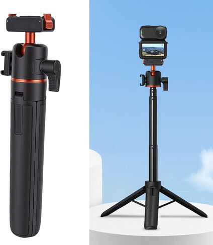 حامل ثلاثي القوائم لعصا سيلفي لكاميرا OSMO Action 6، مقاس 8.07 21.26 بوصة، مقبض Vlog محمول قابل للتمديد، حامل ثلاثي القوائم مغناطيسي للكاميرا مع تصميم قبضة، مثالي لمدونات الفيديو in Kuwait