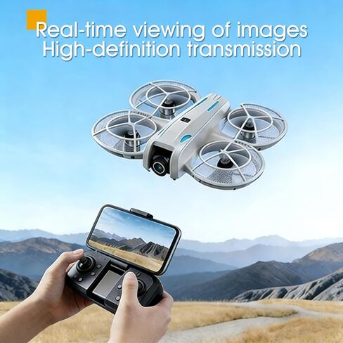 drone with Camera for Adult Beginners,RC Quadcopter featuring Altitude Hold, One-Key Takeoff/Landing, Auto Follow,3-Speed Adjustment,Stunt Roll -Ideal Holiday Gift. in Saudi Arabia