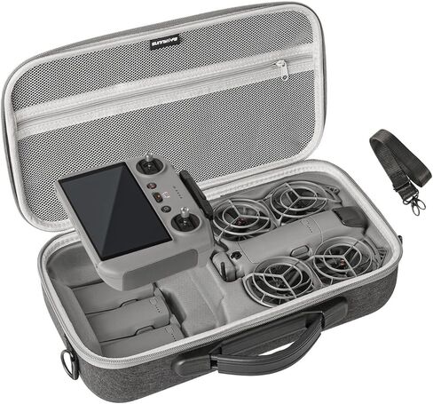 حقيبة حمل لملحقات DJI Neo 2، حقيبة كتف محمولة للسفر لـ DJI Neo 2 Fly More Combo، متوافقة مع جهاز التحكم عن بعد RC 2 و6 بطاريات طيران ذكية in Kuwait