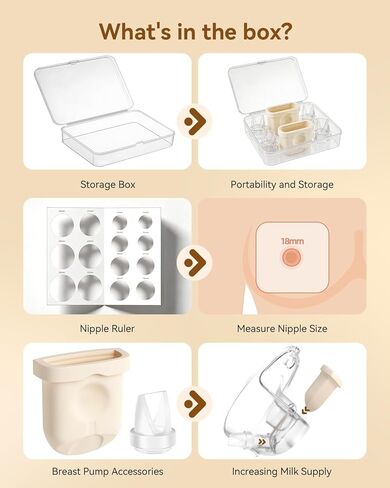 Breast Pump Replacement Parts 6 Duckbill Valves & 4 Silicone Diaphragms with Storage Case, Compatible with Eufy S1 Pro S1 E10 E20 Pump Parts, BPA Free Wearable Breast Pump Accessories in Saudi Arabia