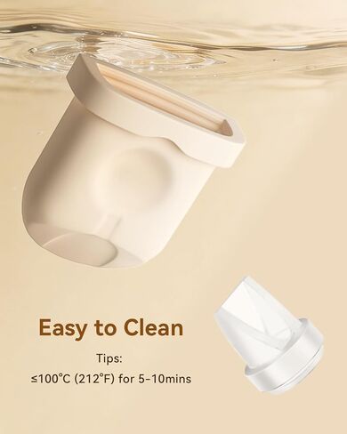 Breast Pump Replacement Parts 6 Duckbill Valves & 4 Silicone Diaphragms with Storage Case, Compatible with Eufy S1 Pro S1 E10 E20 Pump Parts, BPA Free Wearable Breast Pump Accessories in Saudi Arabia