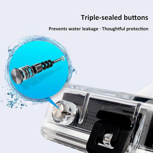 50M/164FT Waterproof Case for Go Pro MAX2 Camera, Underwater Diving Housing Protective Shell for Go Pro Max 2 360 Accessories (Not Compatible with Go Pro MAX 360 2019/MAX 2) in Kuwait