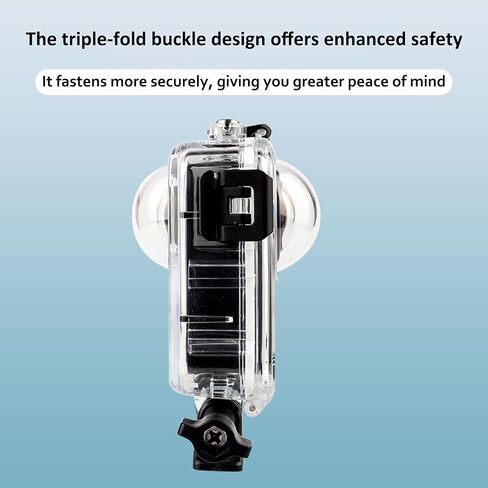 50M/164FT Waterproof Case for Go Pro MAX2 Camera, Underwater Diving Housing Protective Shell for Go Pro Max 2 360 Accessories (Not Compatible with Go Pro MAX 360 2019/MAX 2) in Kuwait