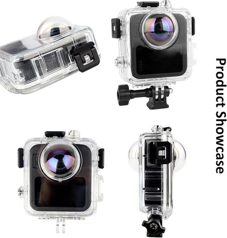 50M/164FT Waterproof Case for Go Pro MAX2 Camera, Underwater Diving Housing Protective Shell for Go Pro Max 2 360 Accessories (Not Compatible with Go Pro MAX 360 2019/MAX 2) in Kuwait