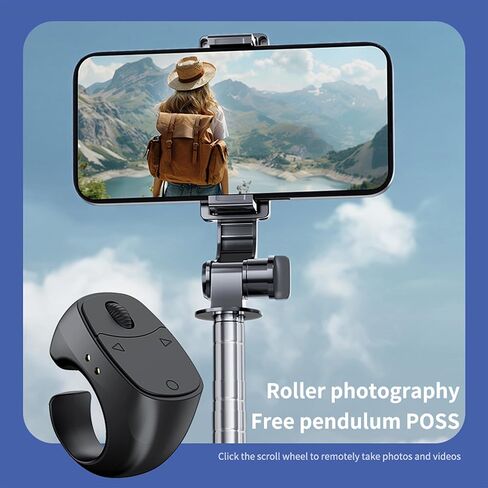 Tiktok Scrolling Ring, Bluetooth Page Turner for iPhone & Android, Fingertip Wireless Bluetooth Remote Control for Camera/Video Recording, Hands-Free（Not Applicable to Kindle） in Kuwait