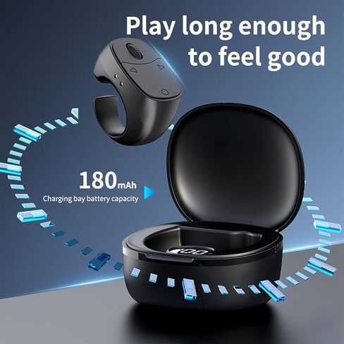 Tiktok Scrolling Ring, Bluetooth Page Turner for iPhone & Android, Fingertip Wireless Bluetooth Remote Control for Camera/Video Recording, Hands-Free（Not Applicable to Kindle） in Kuwait