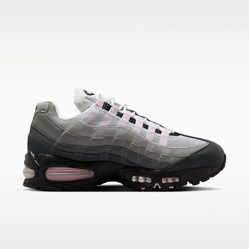 Nike Air Max 95 Big Bubble Women's Shoes (Black/White/Reflective Silver/Pink Foam) in Kuwait
