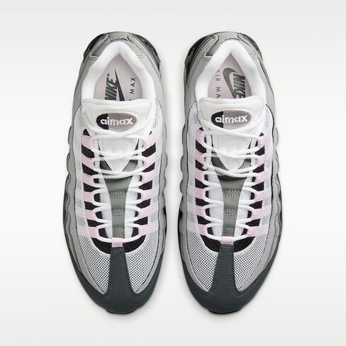 Nike Air Max 95 Big Bubble Women's Shoes (Black/White/Reflective Silver/Pink Foam) in Kuwait