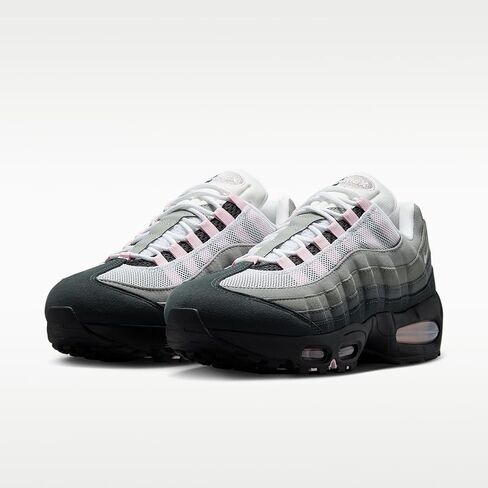 Nike Air Max 95 Big Bubble Women's Shoes (Black/White/Reflective Silver/Pink Foam) in Kuwait