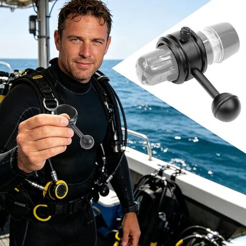 Diving Light Clip,Anti-Slip Aluminum Alloy,Diving Light Ball Head Clamp - for Men Women Teens Adults Beginners Experts Underwater Action Camera in Kuwait