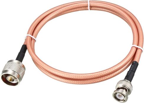 uxcell Low Loss RF Coaxial Cable Connection Coax Wire RG-142 N Male to BNC Male 90cm 2pcs in Saudi Arabia