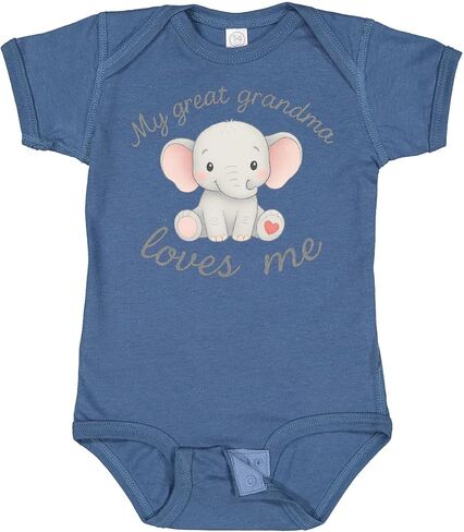 inktastic Great Grandma Loves Me Baby Bodysuit in Kuwait