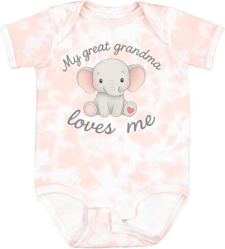 inktastic Great Grandma Loves Me Baby Bodysuit in Saudi Arabia