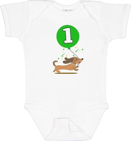 inktastic 1st Birthday Puppy 1 Year Old Boy Baby Bodysuit in Saudi Arabia
