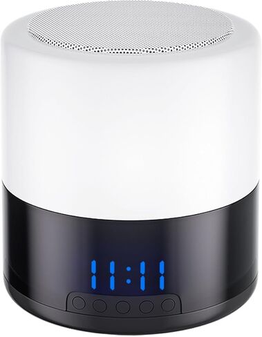 كاميرا مراقبة داخلية للمنزل - مكبر صوت بلوتوث - كاميرا Homekit - كاميرا ساعة بدقة 1080 بكسل مع زاوية عرض دوارة 160 درجة - ضوء ليلي - كشف الحركة بتقنية الذكاء الاصطناعي (أسود وأبيض) in Kuwait
